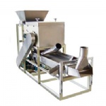 Peanut bleaching and splitting machines