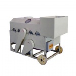 Peanut root removing machines